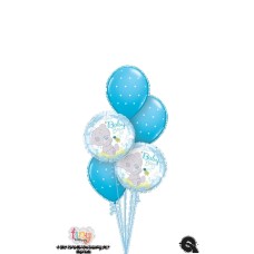 Baby Boy Teddy Bouquet